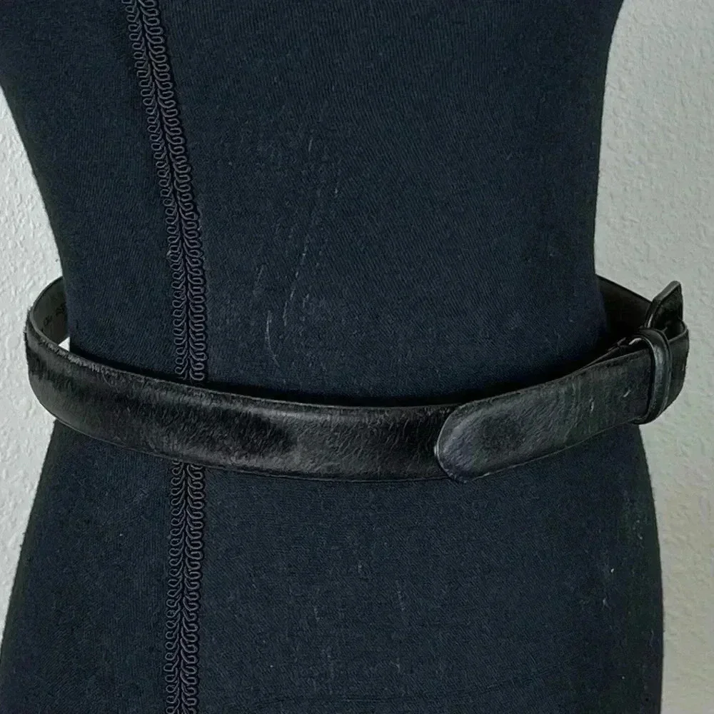 Lake Shore Drive Accessories | Genuine Dark Brown Leather Belt